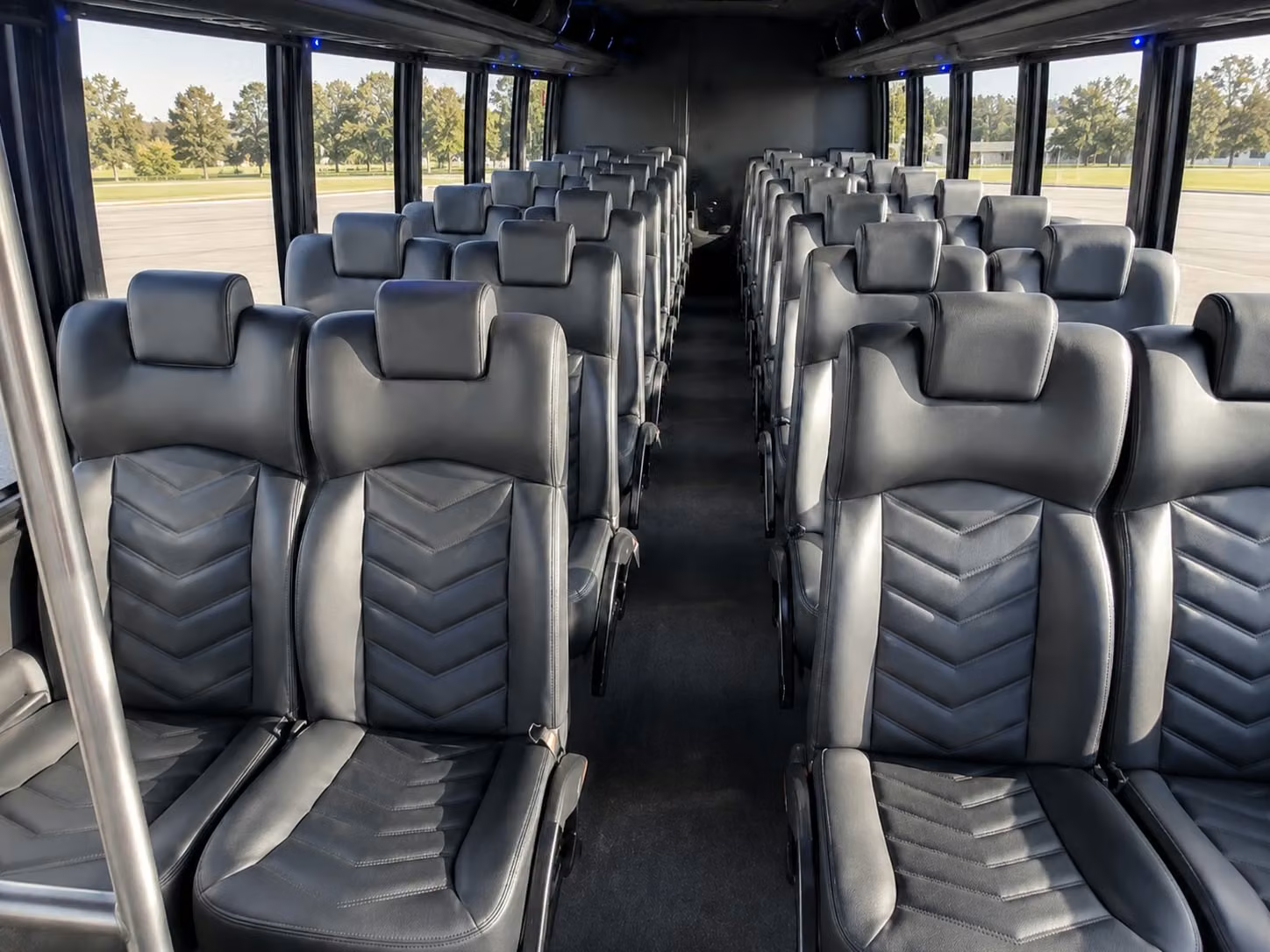 15 passenger minibus inside