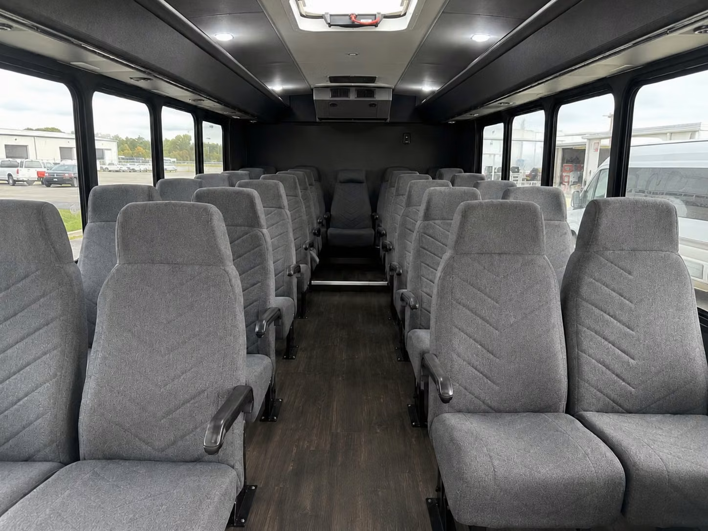 18 passenger minibus interior