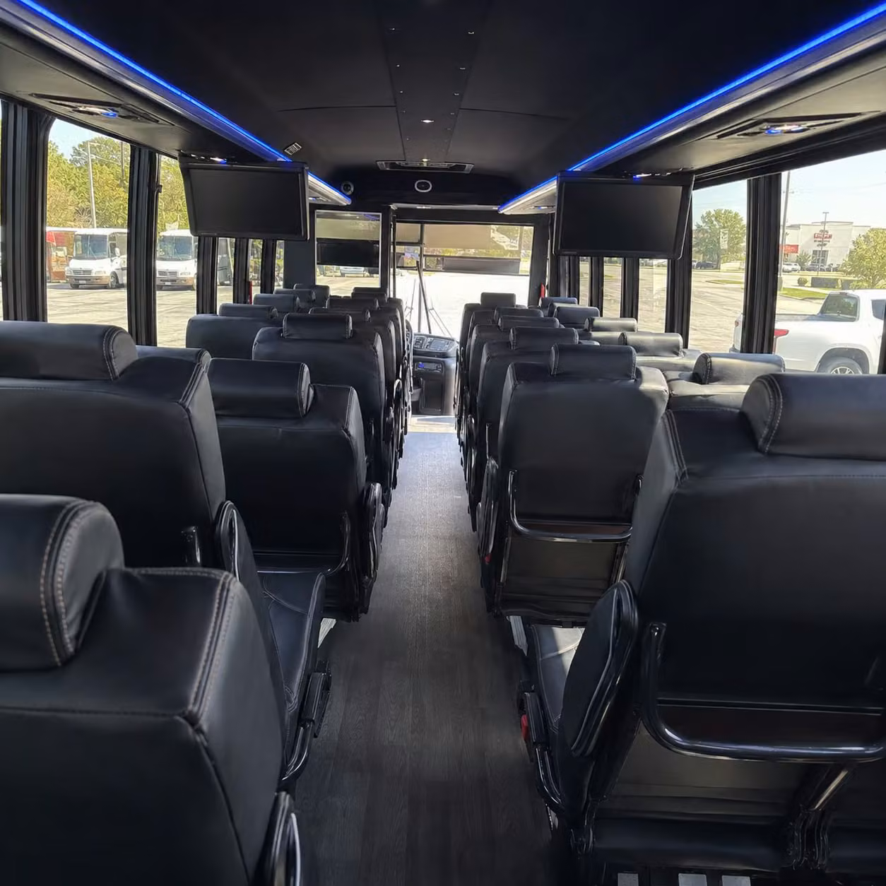 30 passenger minibus interior