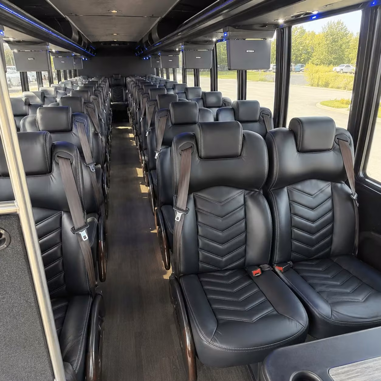 35 passenger minibus interior