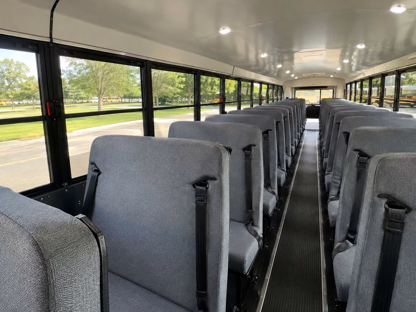 school bus interior
