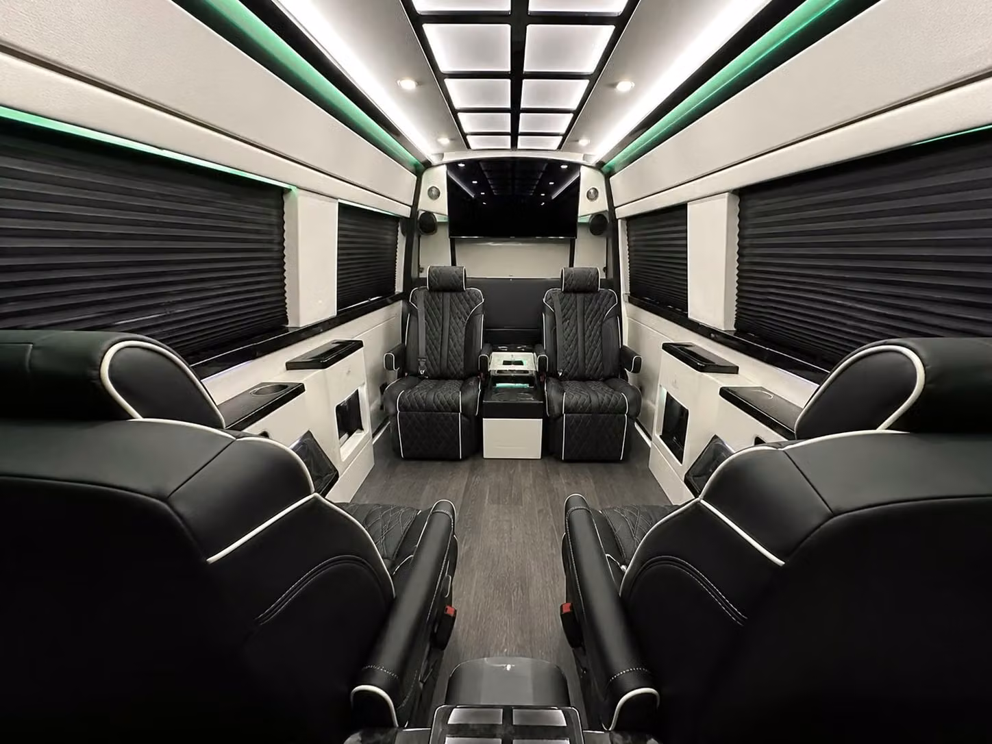 sprinter van with driver inside
