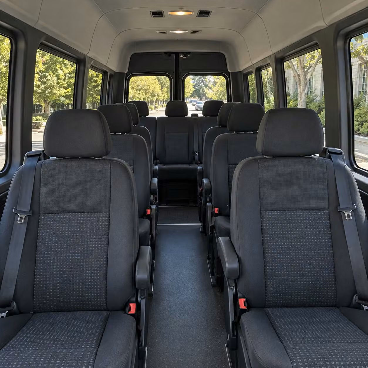 sprinter van with driver interior